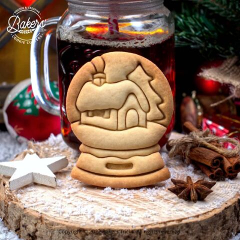 Emporte-pièce Boule à neige pour pâtisserie sur le thème de Noël