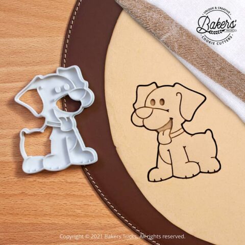 Emporte-pièce pour pâtisserie sur le thème des Chiens en forme de Beagle