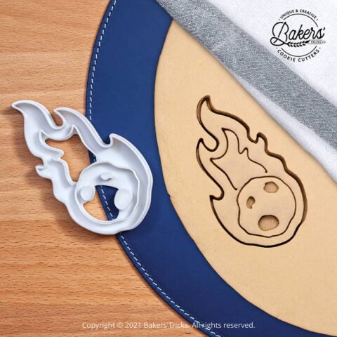 Emporte-pièce pour pâtisserie sur le thème de l'Espace en forme de comète