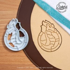 Emporte-pièce pour pâtisserie sur le thème des vikings en forme de serpent de mer