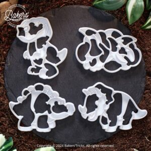 Emporte-pièces pour pâtisseries sur le thème des dinosaures