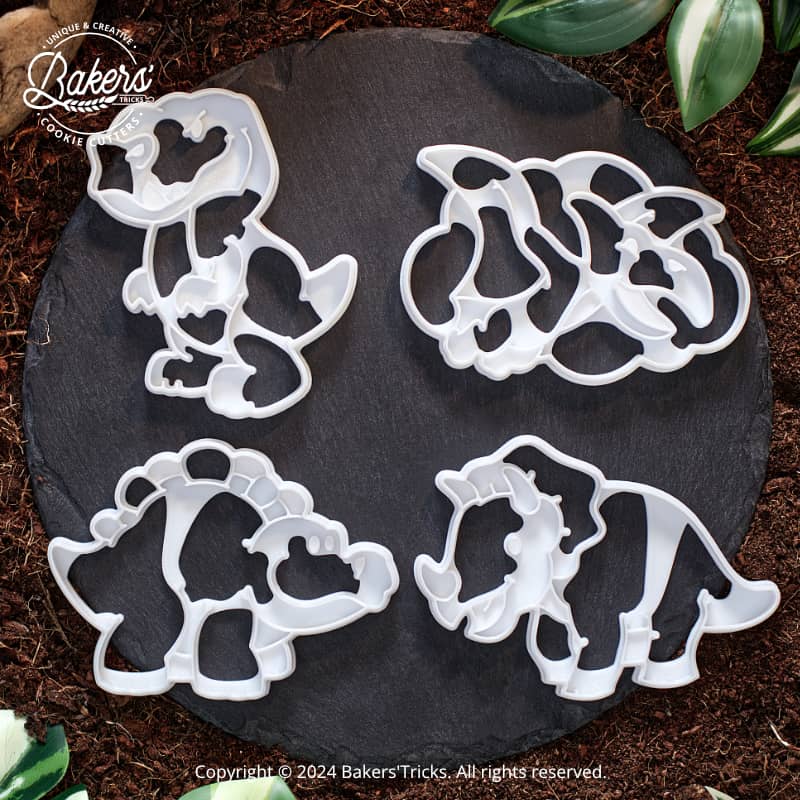 Emporte-pièces pour pâtisseries sur le thème des dinosaures