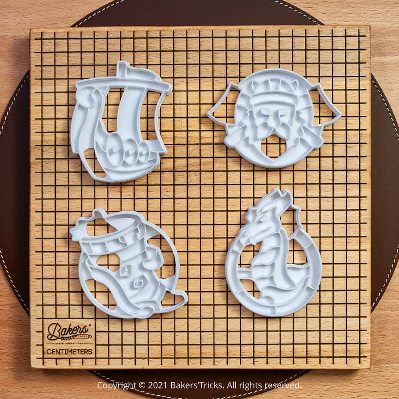 Viking-Themed Cookie Cutters