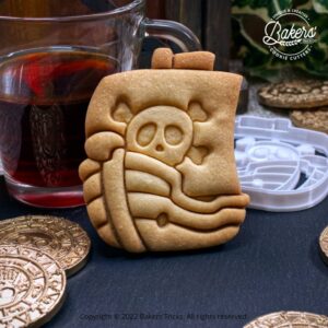 Emporte-pièce pour biscuit sur le thème d'un bateau pirate