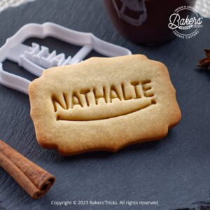 Emporte-pièce vintage personnalisé, prénom personnalisable