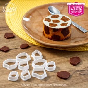 Emporte-pièce pâte sablé taches girafe le meilleur pâtissier