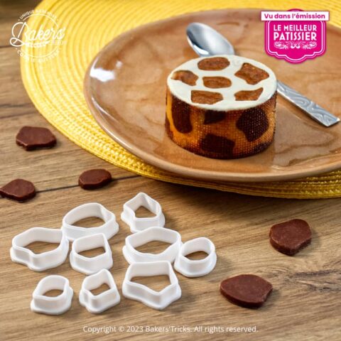 Emporte-pièce pâte sablé taches girafe le meilleur pâtissier