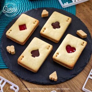 Emporte-pièces biscuits sablés fourrés as jeu de cartes