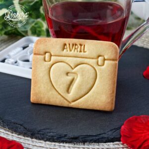 Emporte-pièce date calendrier personnalisable