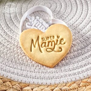 bakerstricks emporte pièce biscuit super papi fête des grands pères coeur