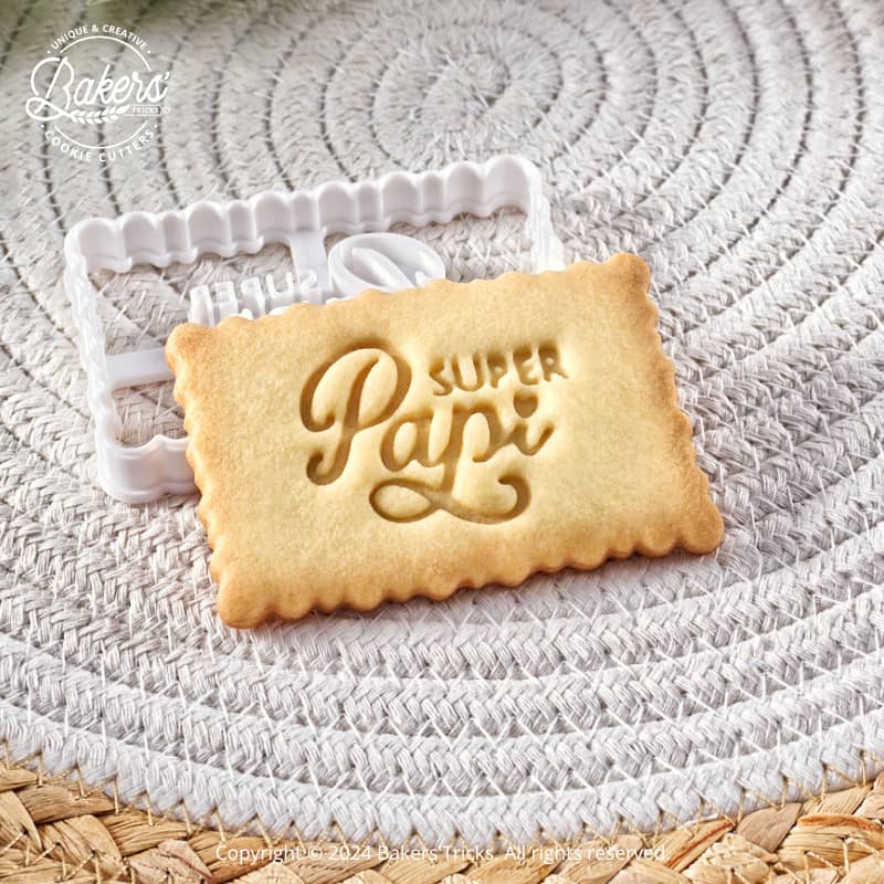 bakerstricks emporte pièce biscuit super papi fête des grands pères petit beurre