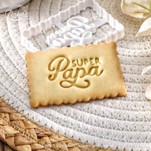 emporte pièce biscuit super papa fête des pères petit beurre