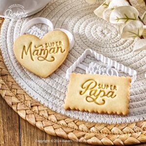 emporte pièces biscuits super maman et super papa