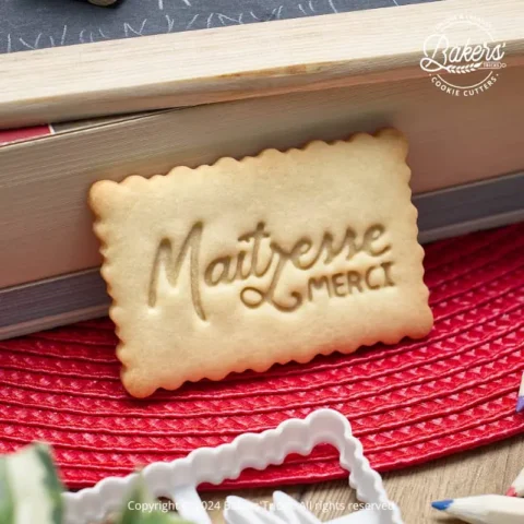 emporte pièce biscuit merci maîtresse, petit beurre