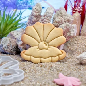 Emporte-pièce pour pâtisserie sur le thème de l'océan en forme de coquillage