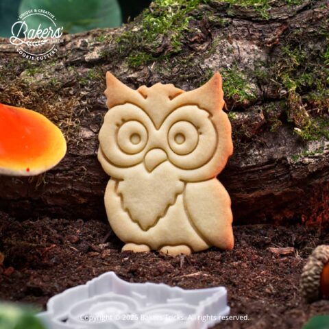 Emporte-pièce pour pâtisserie sur le thème des animaux de la forêt en forme de hibou