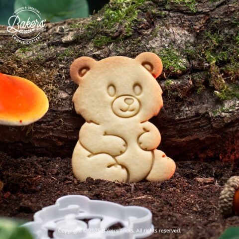 Emporte-pièce pour pâtisserie sur le thème des animaux de la forêt en forme d'ours