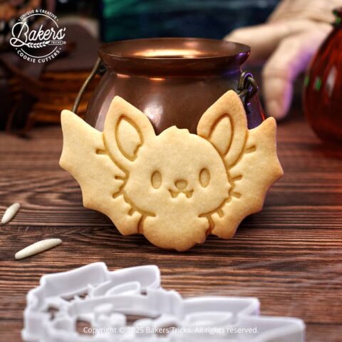 Emporte-pièce pour biscuit sur le thème d'Halloween en forme de chauve souris