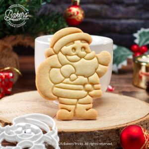 Emporte-pièce pour pâtisserie sur le thème des Noël en forme de Père Noël