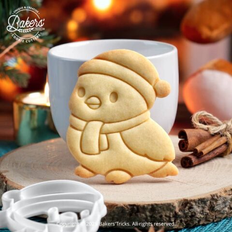 Emporte-pièce pour pâtisserie sur le thème des animaux de Noël en forme de moineau