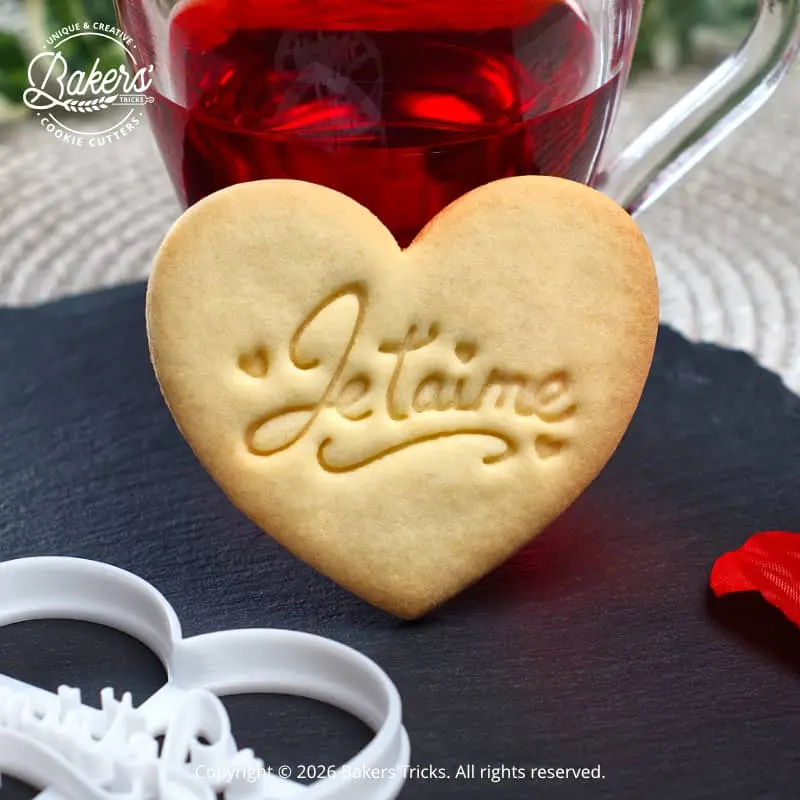 Emporte-pièce je t'aime coeur saint-valentin