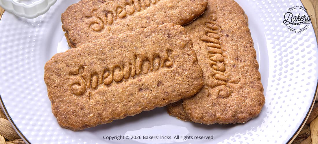 recette biscuits Spéculoos maison réalisés avec emporte-pièce artisanal Bakers’Tricks.